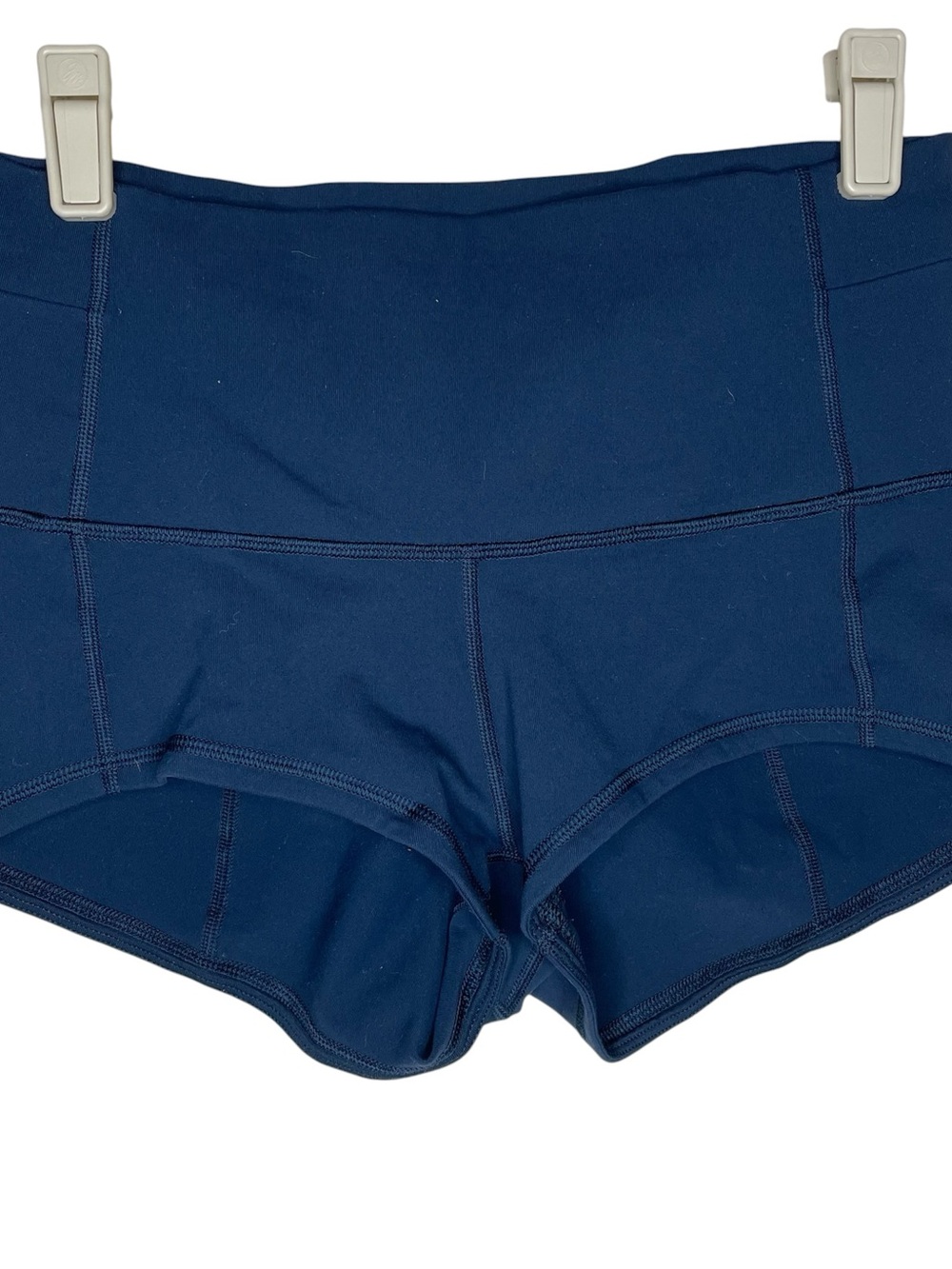 lululemon athletica Wunder Short Full On Luon 2” High Rise Navy Blue Size 10